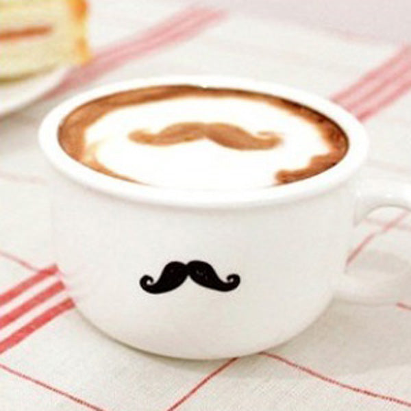 Small Raindrops Sheep Beard Bird Ceramic Coffee Cup