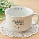 Small Raindrops Sheep Beard Bird Ceramic Coffee Cup