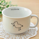 Small Raindrops Sheep Beard Bird Ceramic Coffee Cup