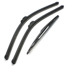 A Set Of ACP Front Rear Windscreen Wiper Blades for Vauxhall Zafira