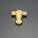 SMA Splitter Joiner 3 Way Adaptor Converter SMA FEM to SMA RP T Type