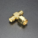 SMA Splitter Joiner 3 Way Adaptor Converter SMA FEM to SMA RP T Type