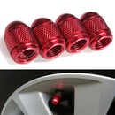 4x Aluminum Bullet Style Air Port Cover Tire Valve Wheel Stem Caps