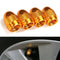 4x Aluminum Bullet Style Air Port Cover Tire Valve Wheel Stem Caps