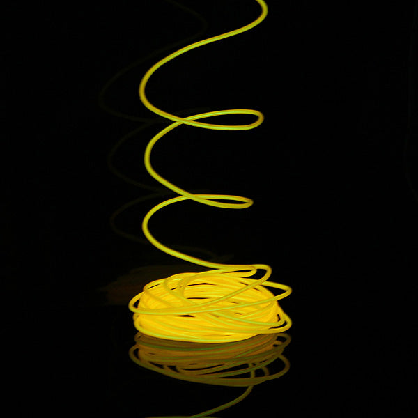 5M EL Neon Light Effect Light Cable Cord Wire 12V Inverter