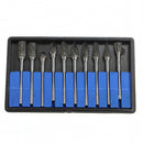 10pcs 1/8inch Tungsten Carbide Cutter Rotary Burr Set Cnc Engraving