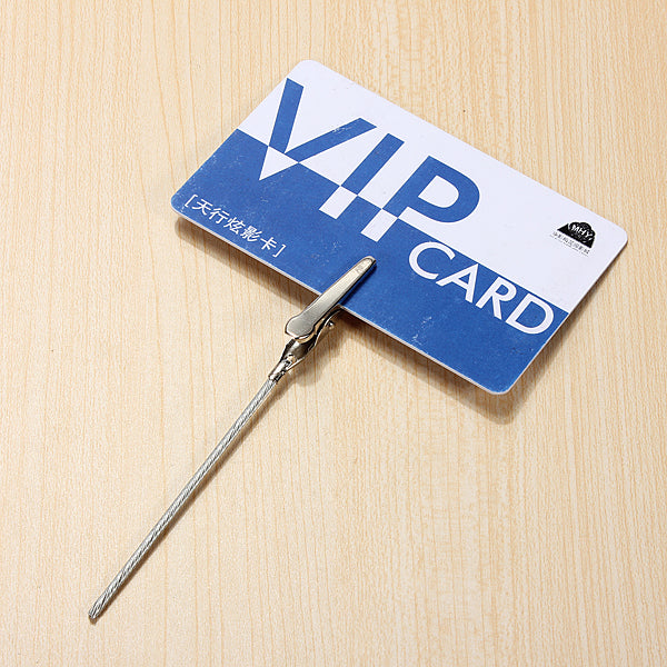 50PCS DIY Craft Wire Clip Card Photo Memo Note Clip Holder