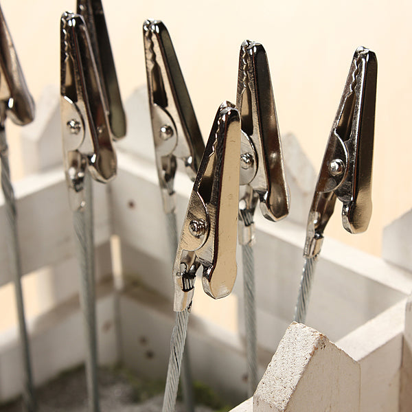 50PCS DIY Craft Wire Clip Card Photo Memo Note Clip Holder