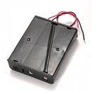 Black Plastic Battery Storage Case Box Holder For 3x18650 11.1V