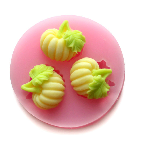 F0520 Silicone Pumpkin Cake Mould Fondant Soap Chocolate Cake Mould