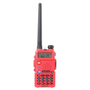 BAOFENG UV-5R Red 136-174/400-480Mhz Dual Band UHF/VHF Walkie Talkie