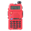 BAOFENG UV-5R Red 136-174/400-480Mhz Dual Band UHF/VHF Walkie Talkie