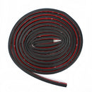 4M D Shape Car Truck Motor Door Rubber Seal Strip Weather Strip Seal