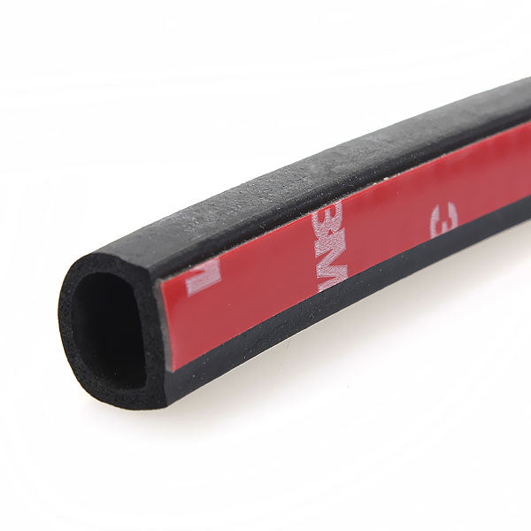 4M D Shape Car Truck Motor Door Rubber Seal Strip Weather Strip Seal