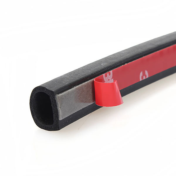4M D Shape Car Truck Motor Door Rubber Seal Strip Weather Strip Seal