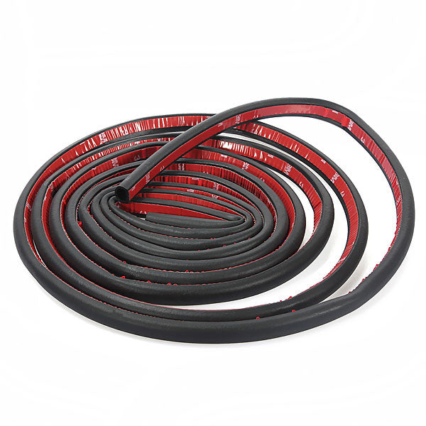 4M D Shape Car Truck Motor Door Rubber Seal Strip Weather Strip Seal