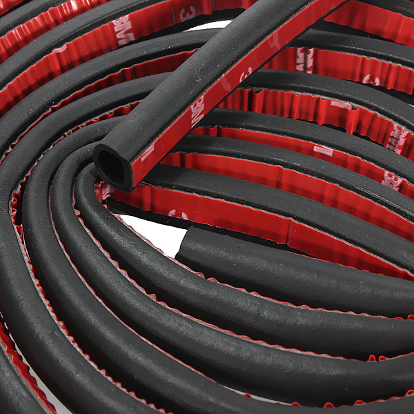 4M D Shape Car Truck Motor Door Rubber Seal Strip Weather Strip Seal