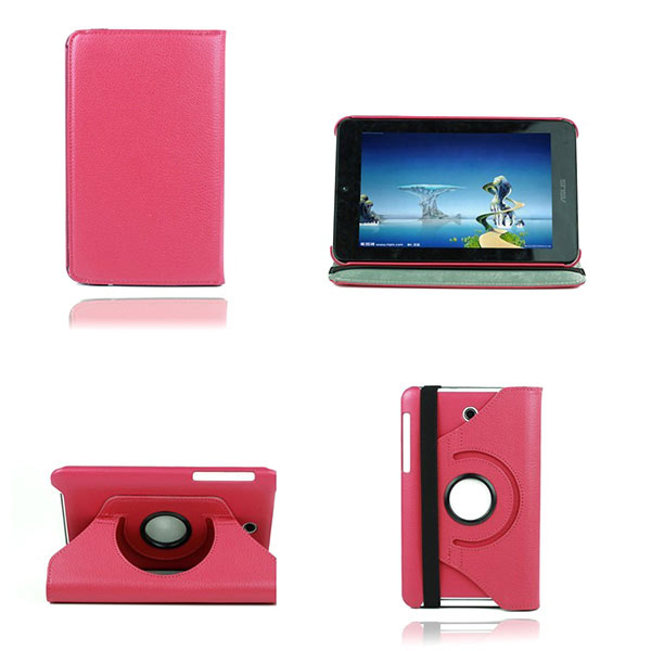 360 Degree Rotating PU Stand Leather Case For Ausu ME173x Tablet