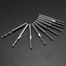 1/8 inch 10pcs 2 Flute Carbide End Mill Router Engraving Bit Tool