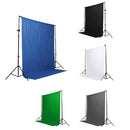 Black White Blue Green Chromakey Backdrop 6x9 Muslin  Video Background