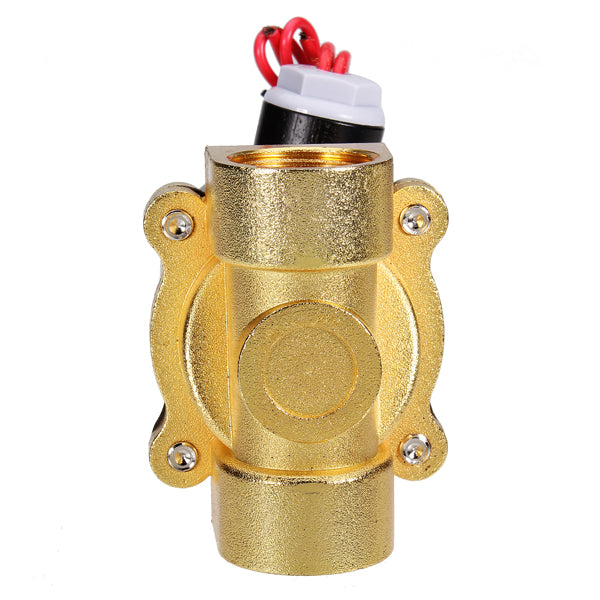 Brass 220V AC 1/2inch Electric Water Air Fuels Gas Solenoid Valve