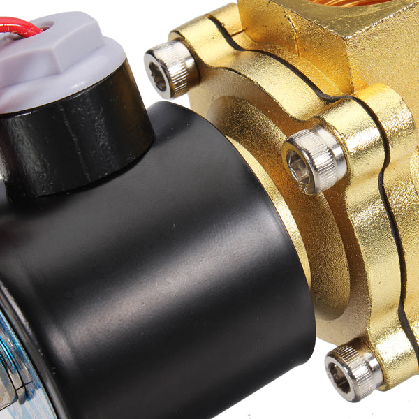 Brass 220V AC 1/2inch Electric Water Air Fuels Gas Solenoid Valve