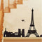 33X60CM Reuse Eiffel Tower PVC Wall Sticker Home Bedroom Decor