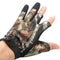 3 Cut Finger Anti-Slip Camouflage Fishing Hunting Gloves Waterproof