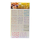 BLE Flower Nail Art Water Transfer Decal Sticker