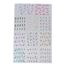BLE Flower Nail Art Water Transfer Decal Sticker