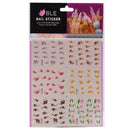 3D Colorful Flower Water Transfer Nail Stickers