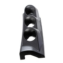 Black 2Inch 52mm Auto Pod Pillar Triple 3 Holes Mount Gauge Holder