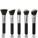 MSQ 10Pcs Black Goat Hair Makeup Cosmetic Brushes Set Kit