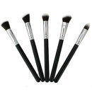 MSQ 10Pcs Black Goat Hair Makeup Cosmetic Brushes Set Kit