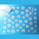 Christmas Snowflakes Snowmen 3D Nail Art Sticker Decal Decorations