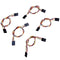 5pcs 4 Pin 20cm 2.54mm Jumper Cable DuPont Wire For  Female To Female