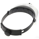 2 LED Headbrand Magnifier Magnifying 5 Lens: 1.0X 1.5X 2.0X 2.5X 3.5X
