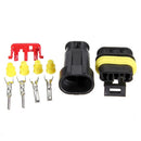 10 X 2 Pin Way Sealed Waterproof Electrical Wire Connector Plug Set
