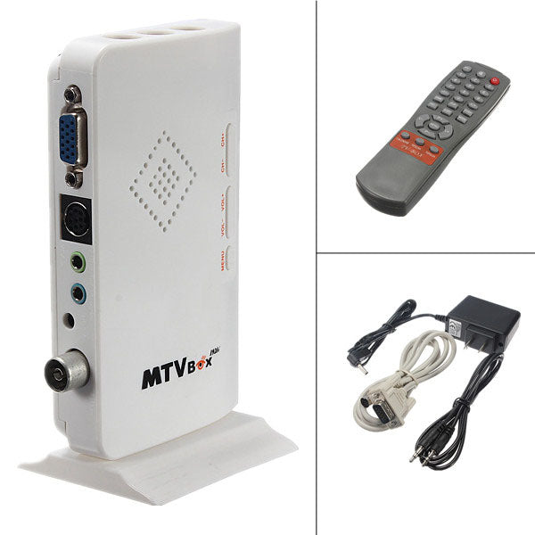 LCD VGA External TV PC BOX Digital Program Receiver with Speaker