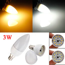 E14 2835 SMD 3W White/Warm White LED Candle Bulb Lamp AC 200-240V