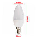 10XE14 2835 SMD 3W Warm White LED Candle Bulb Lamp AC 200-240V