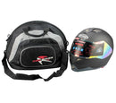 PRO-BIKER Portable Motorcycle Full Face Helmet Bag Backpack Black Waterproof