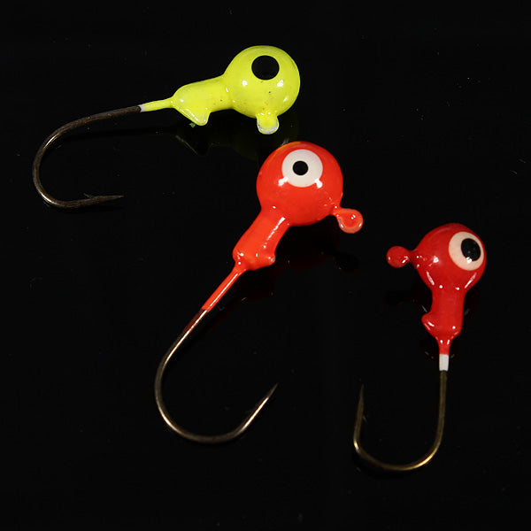 59 Pieces Soft Worm Grub Fishing Lures Baits Jigs Heads Lead Swivels