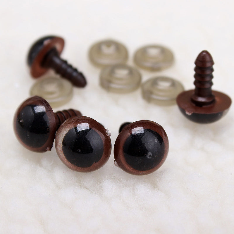 5 pcs Safety Plastic Eyes For Bear Soft Toys Snap Animal Dolls