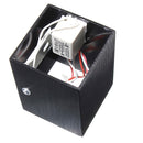 Modern 3W Black LED Square Wall Lamp Surface Install Light Fixture