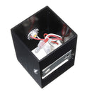 Modern 3W Black LED Square Wall Lamp Surface Install Light Fixture