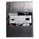Modern 3W Black LED Square Wall Lamp Surface Install Light Fixture