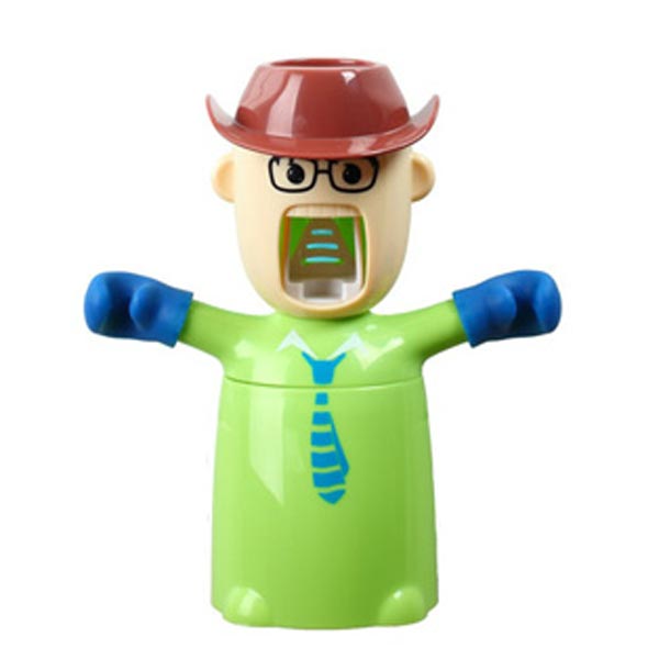 Love Warriors Cowboy Automatic Toothpaste Dispenser Wash Set