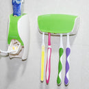 Honana BX-115 Bathroom Automatic Toothpaste Dispenser Squeezer Toothbrush Holder Set