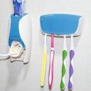 Honana BX-115 Bathroom Automatic Toothpaste Dispenser Squeezer Toothbrush Holder Set
